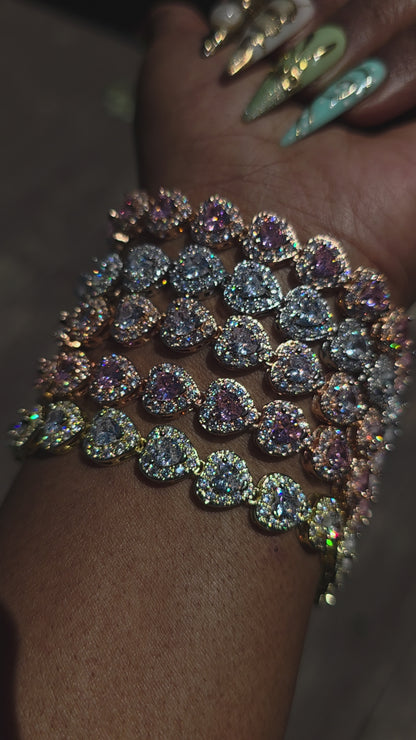 💎Capri Heart Crystal Bracelet Vault💎